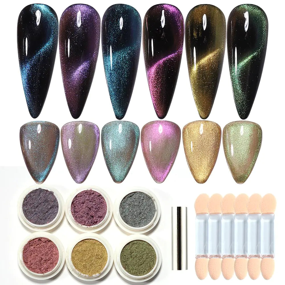 Cat Eye Nail Art Powder