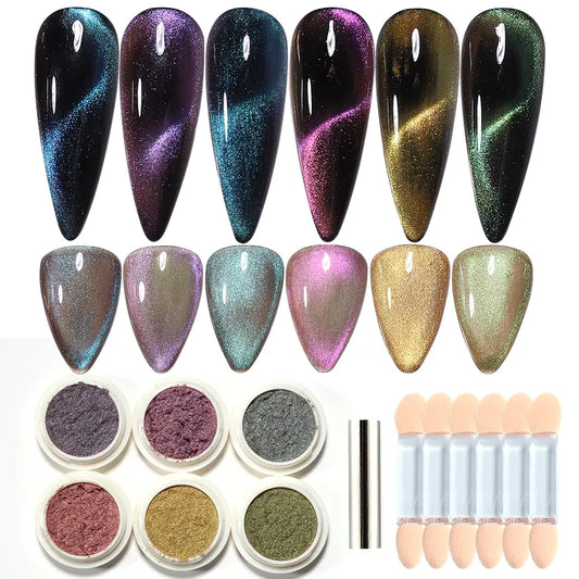 Cat Eye Nail Art Powder